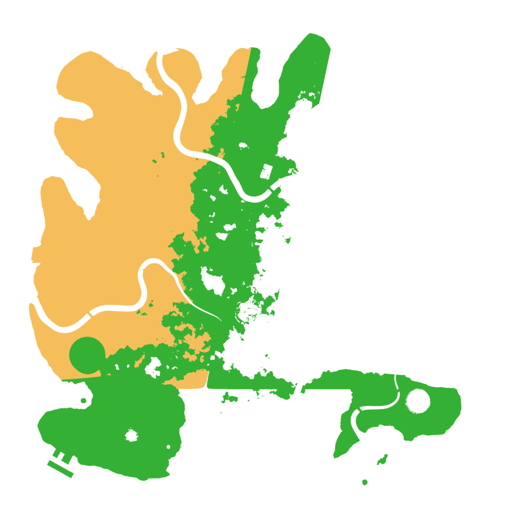 Biome Rust Map: Procedural Map, Size: 3800, Seed: 31081978