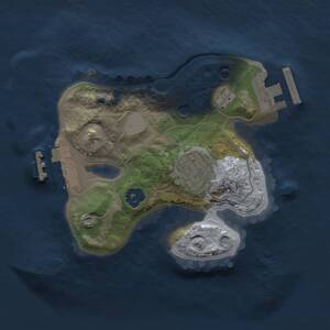 Thumbnail Rust Map: Procedural Map, Size: 1750, Seed: 1890454123, 5 Monuments