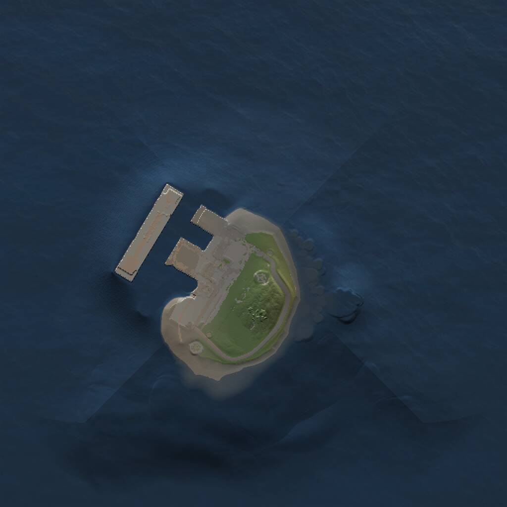 Rust Map: Procedural Map, Size: 1000, Seed: 197371531, 2 Monuments