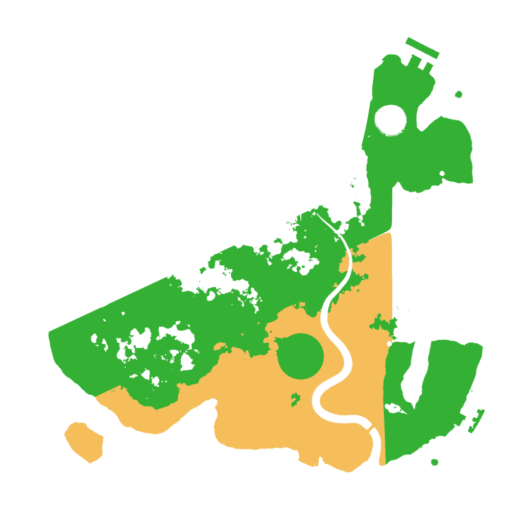 Biome Rust Map: Procedural Map, Size: 3000, Seed: 9291