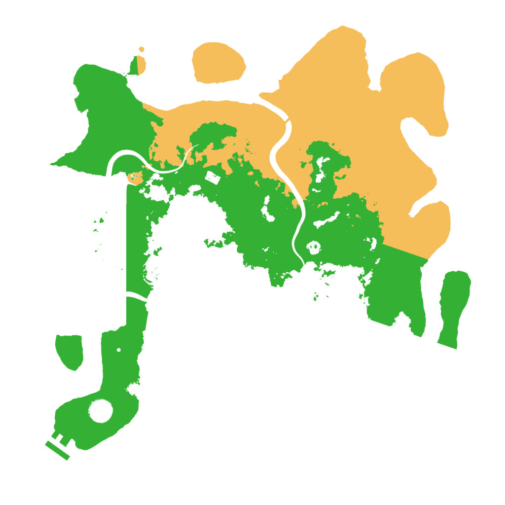 Biome Rust Map: Procedural Map, Size: 3750, Seed: 285017204