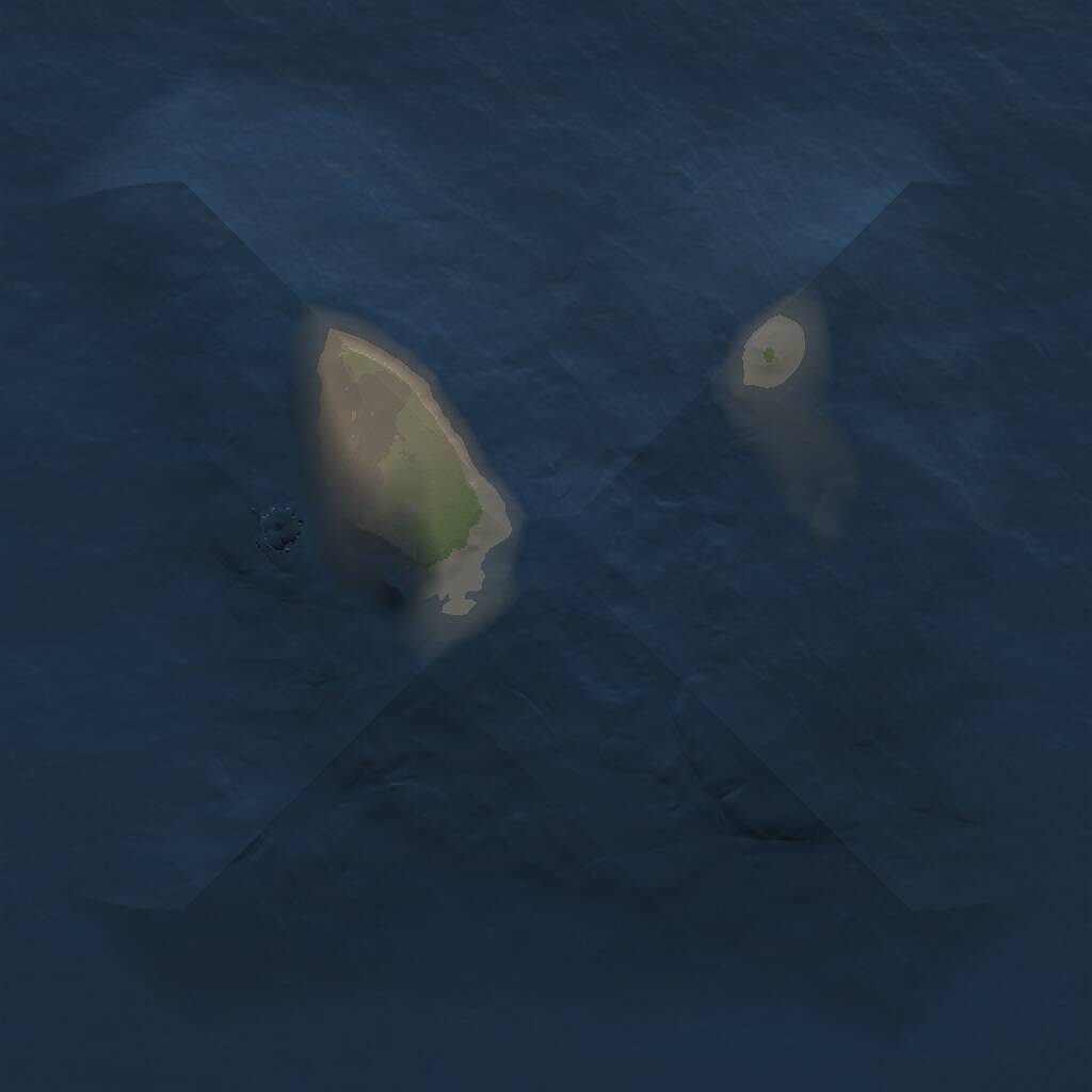 Rust Map: Procedural Map, Size: 1000, Seed: 769536761, 1 Monuments