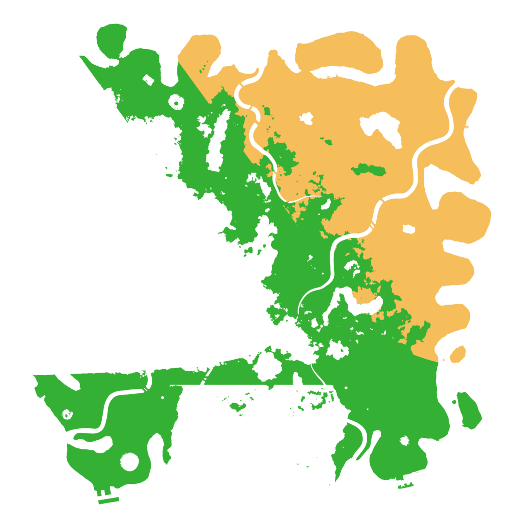 Biome Rust Map: Procedural Map, Size: 5000, Seed: 1620924311