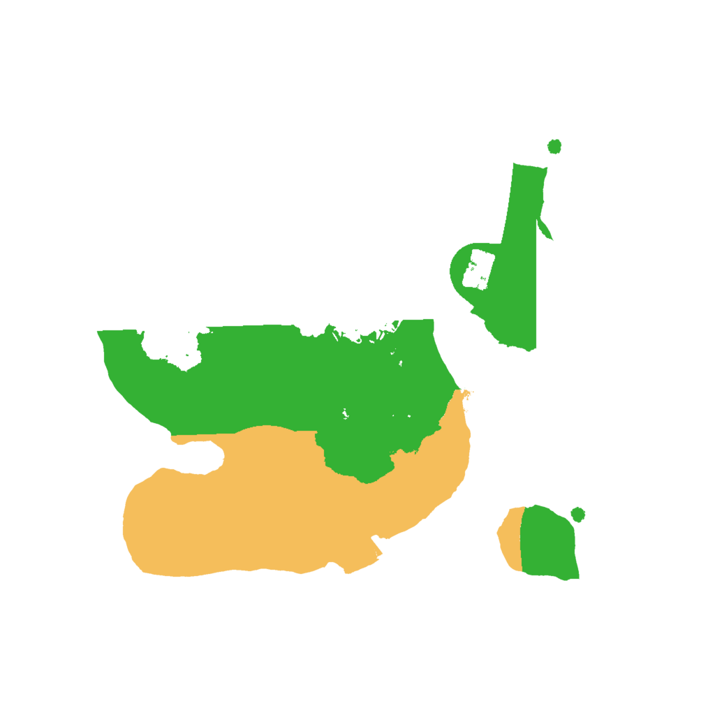 Biome Rust Map: Procedural Map, Size: 2000, Seed: 2099475274