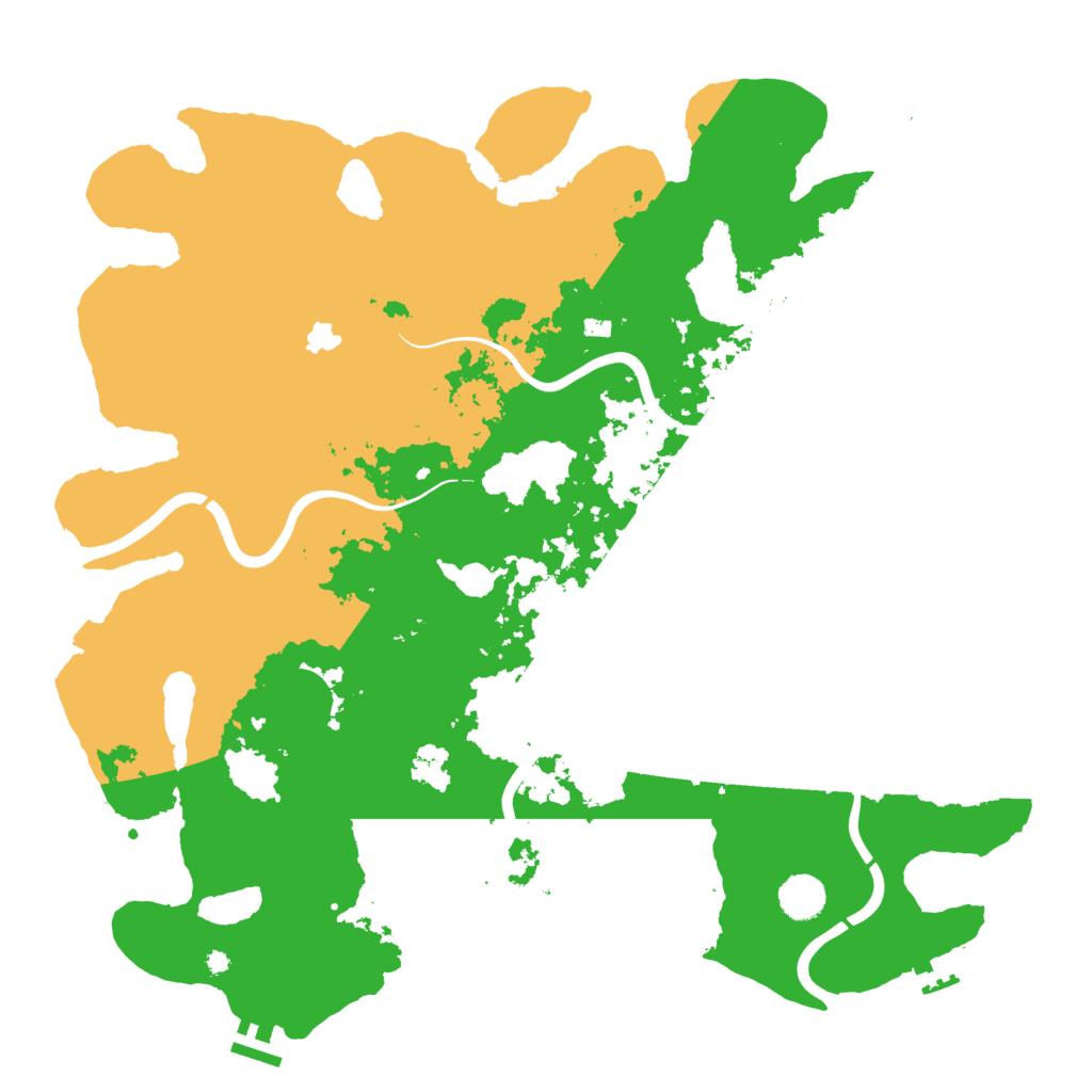 Biome Rust Map: Procedural Map, Size: 4300, Seed: 310618505