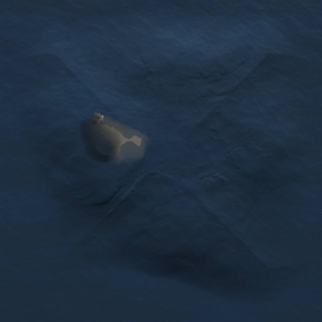 Rust Map: Procedural Map, Size: 1000, Seed: 81044660, 1 Monuments