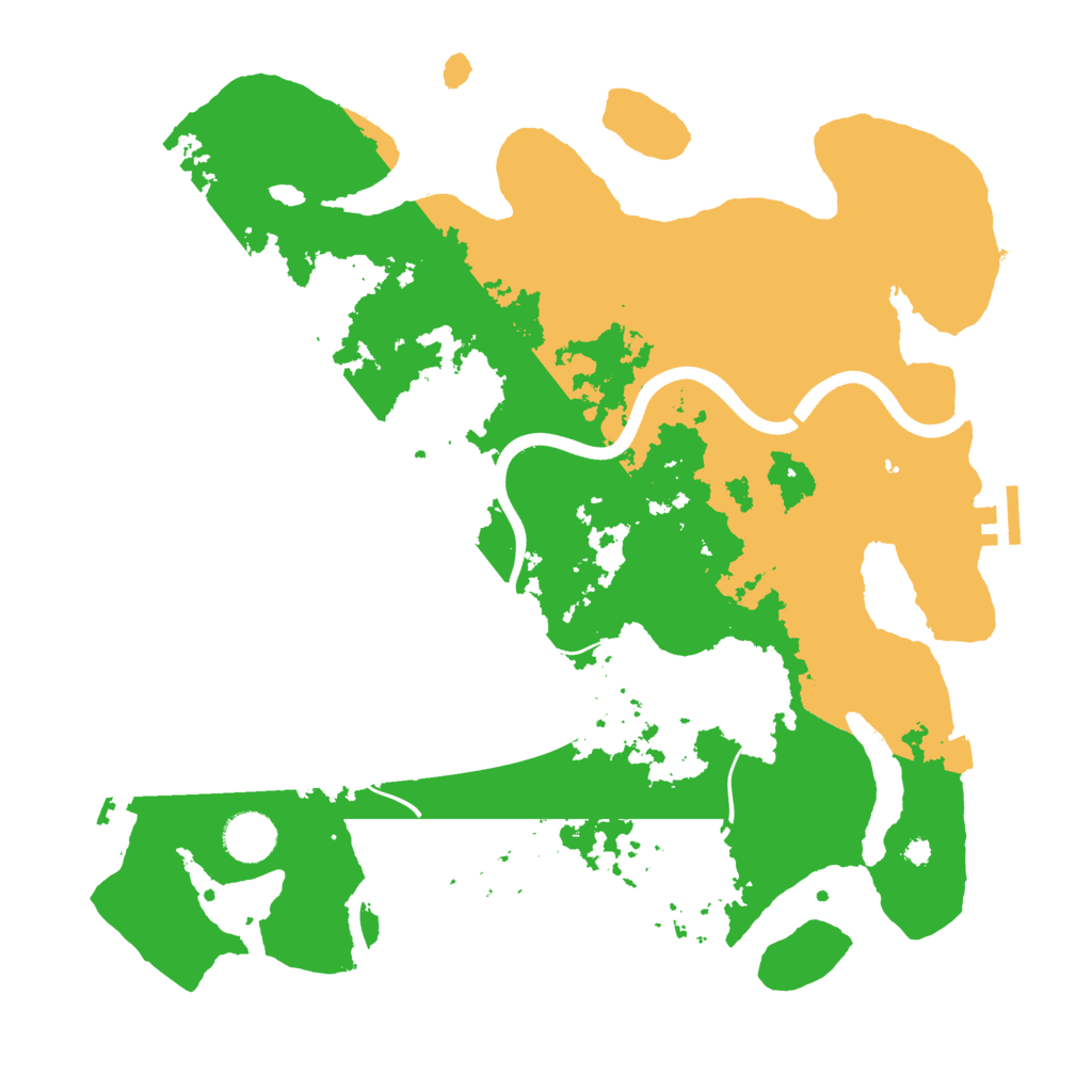 Biome Rust Map: Procedural Map, Size: 3750, Seed: 1262400500