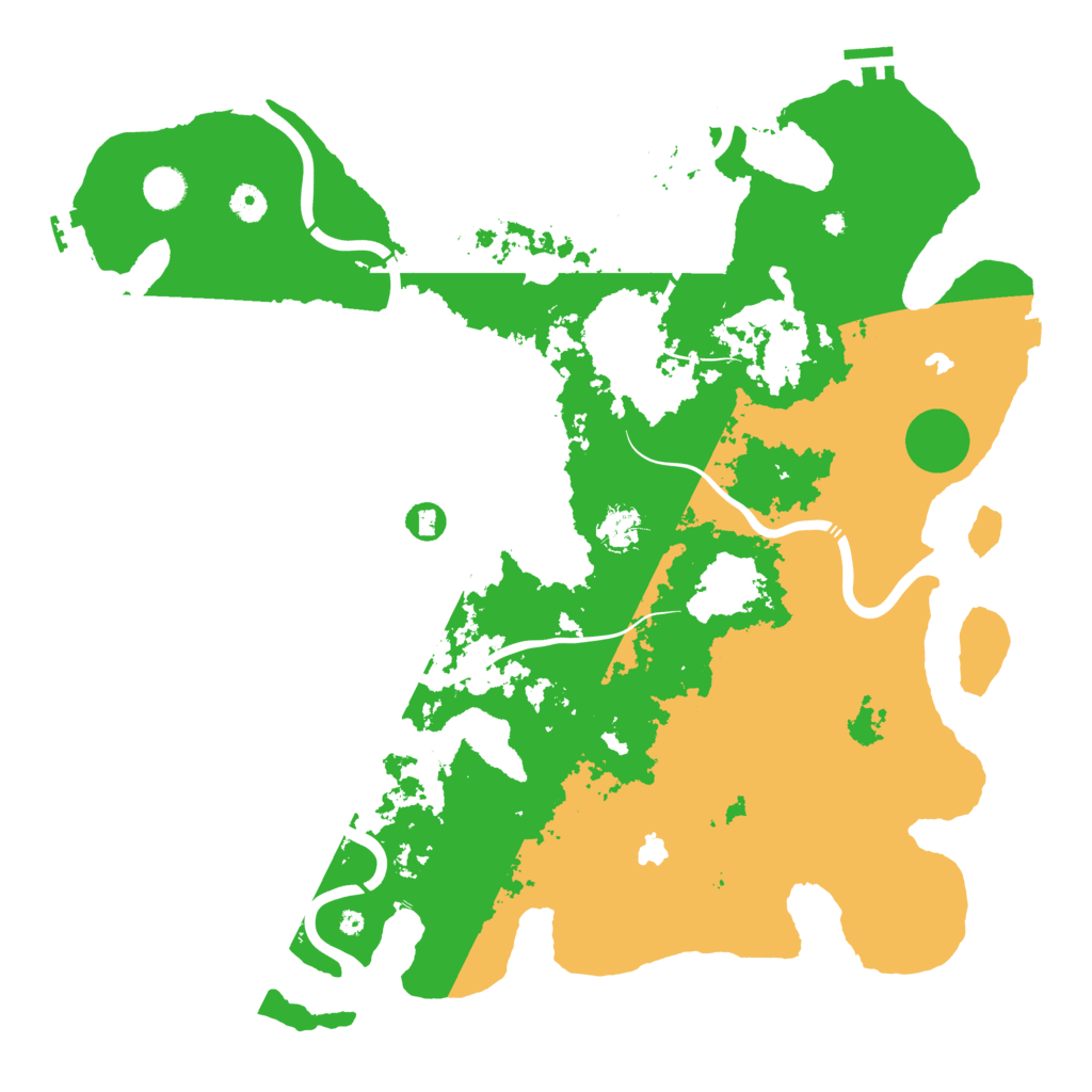 Biome Rust Map: Procedural Map, Size: 4500, Seed: 1569144656