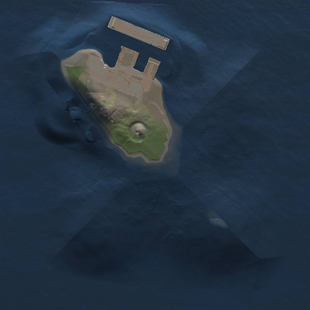 Rust Map: Procedural Map, Size: 1000, Seed: 337731186, 2 Monuments