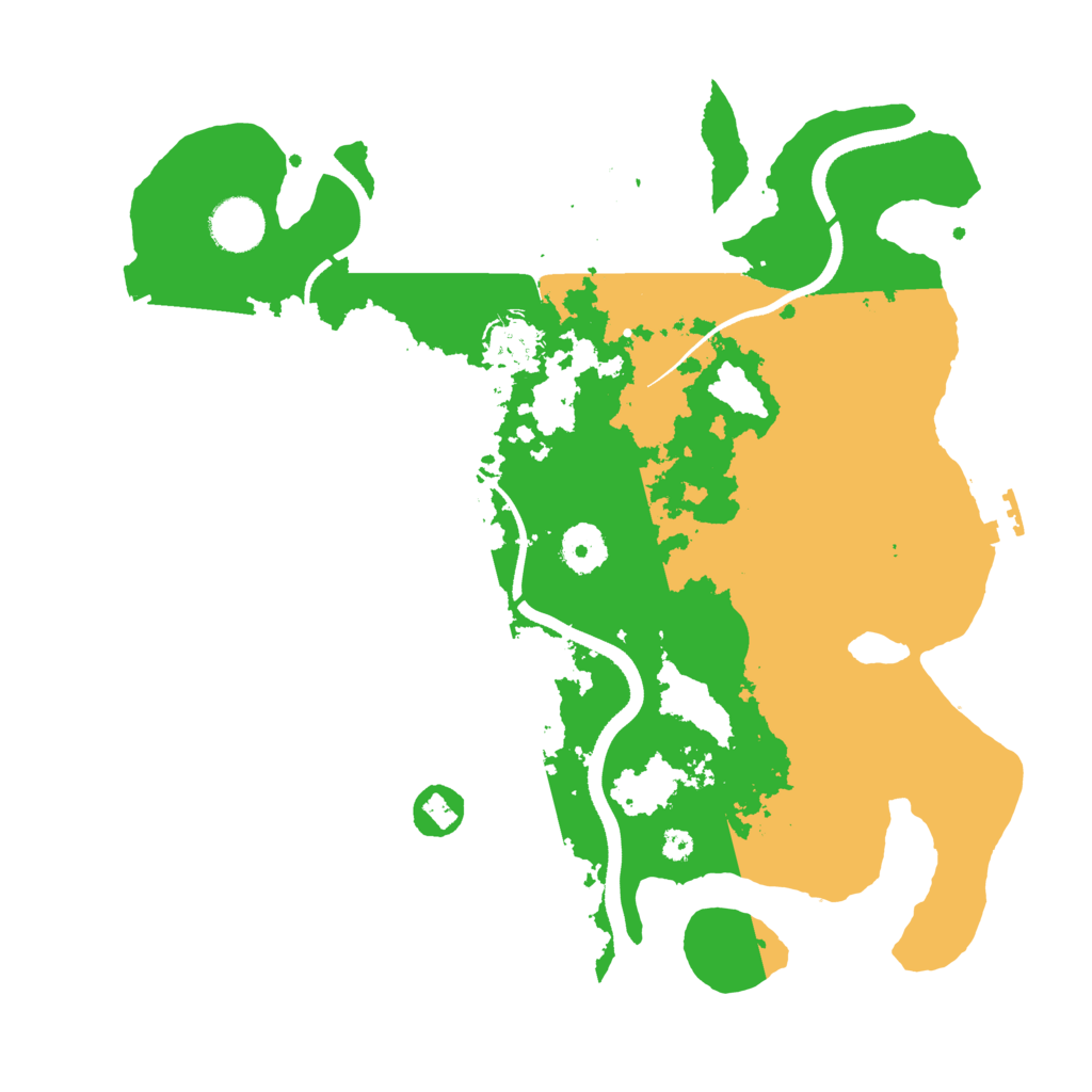 Biome Rust Map: Procedural Map, Size: 3500, Seed: 1877747285