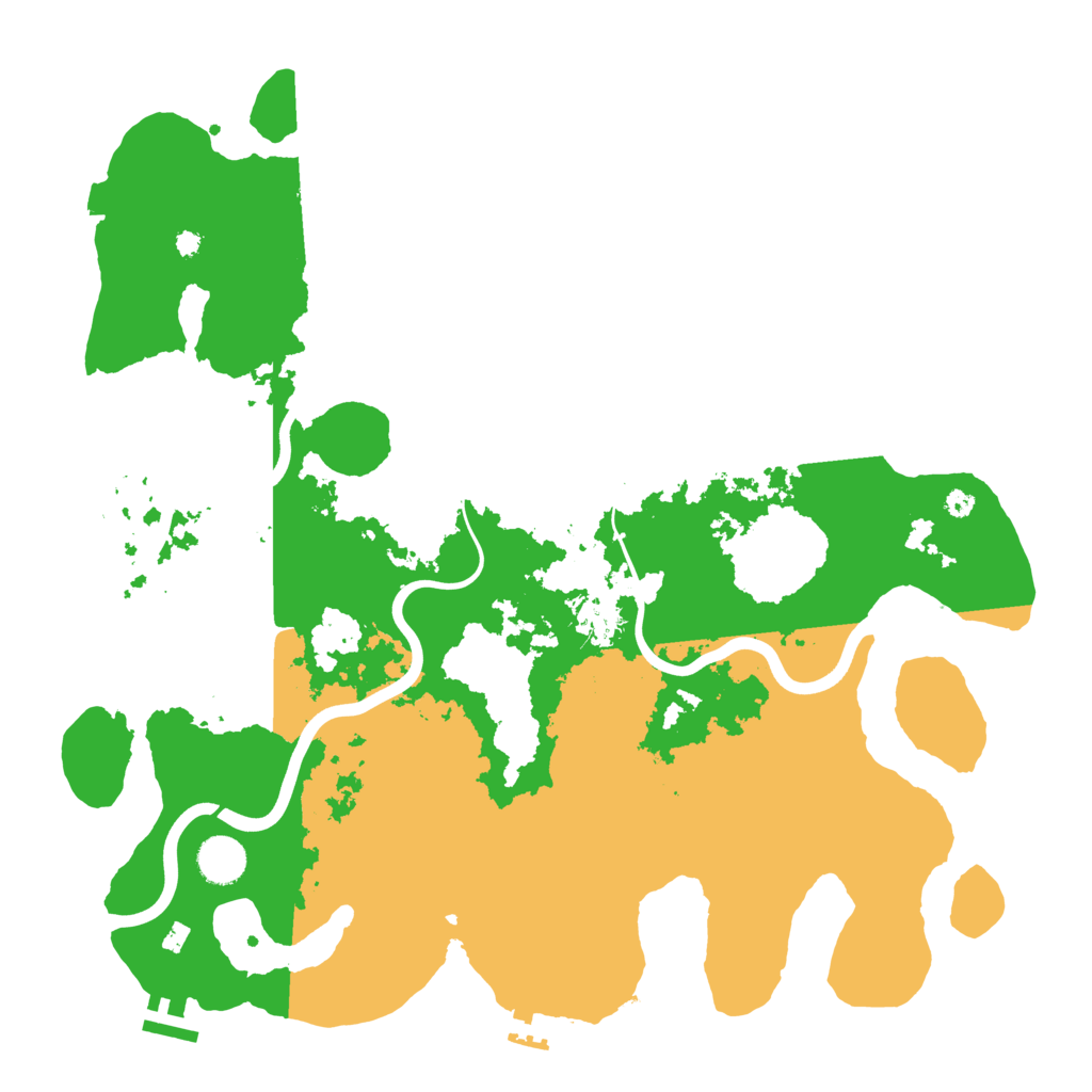 Biome Rust Map: Procedural Map, Size: 3950, Seed: 776348093