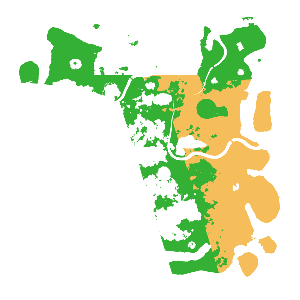 Biome Rust Map: Procedural Map, Size: 4000, Seed: 545435