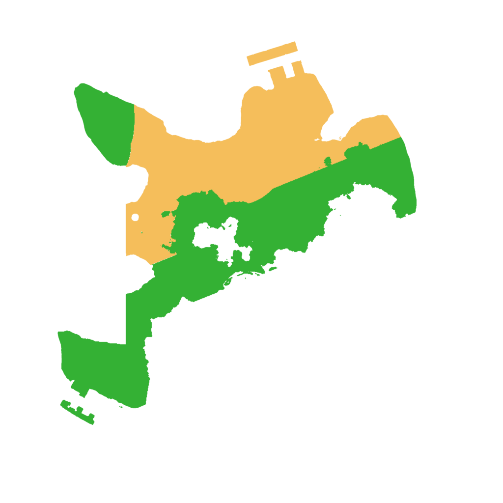 Biome Rust Map: Procedural Map, Size: 2000, Seed: 8347219