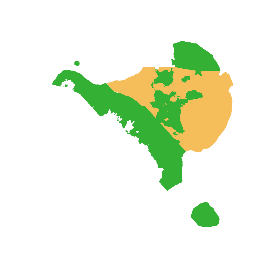 Biome Rust Map: Procedural Map, Size: 2000, Seed: 586684678