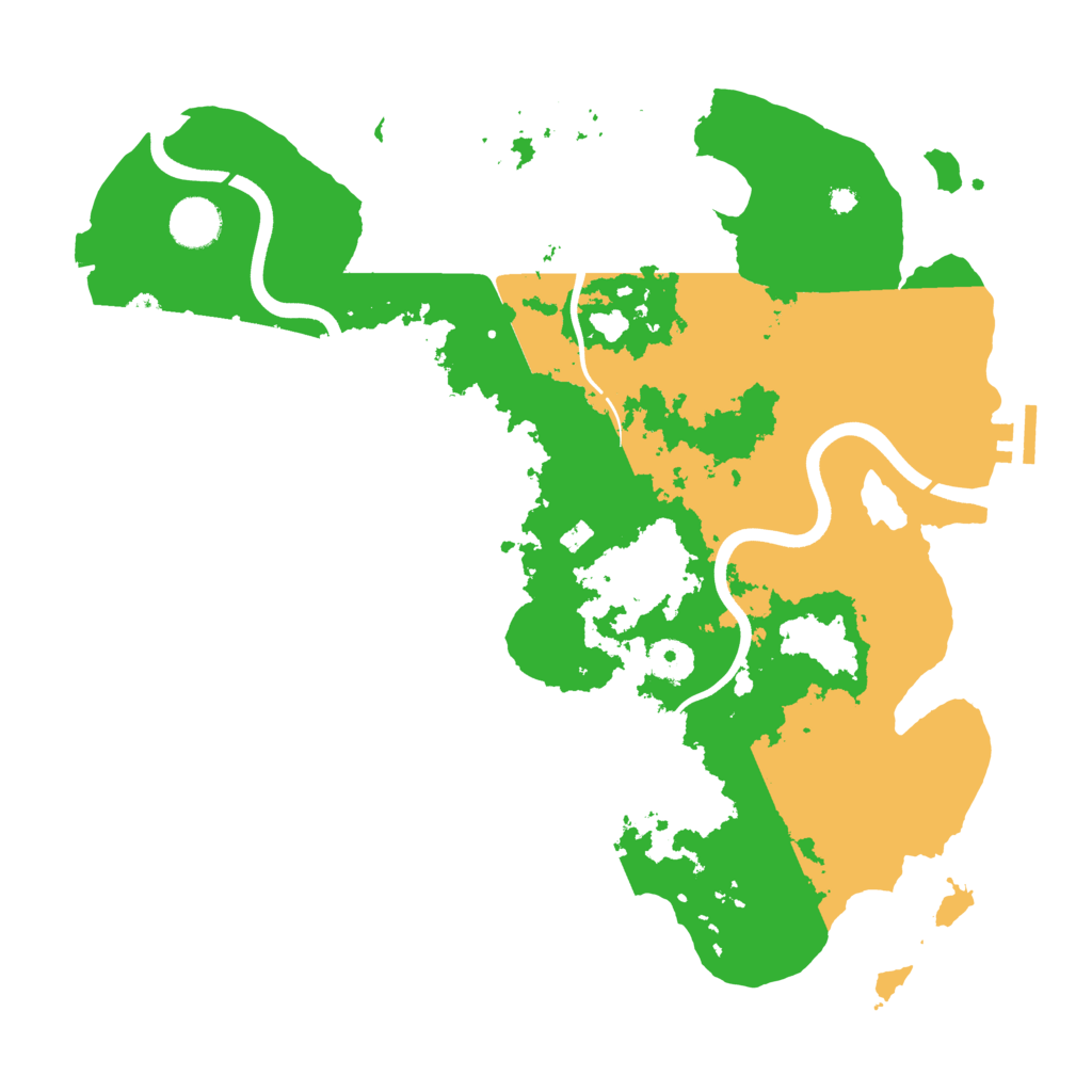 Biome Rust Map: Procedural Map, Size: 3750, Seed: 1056753809