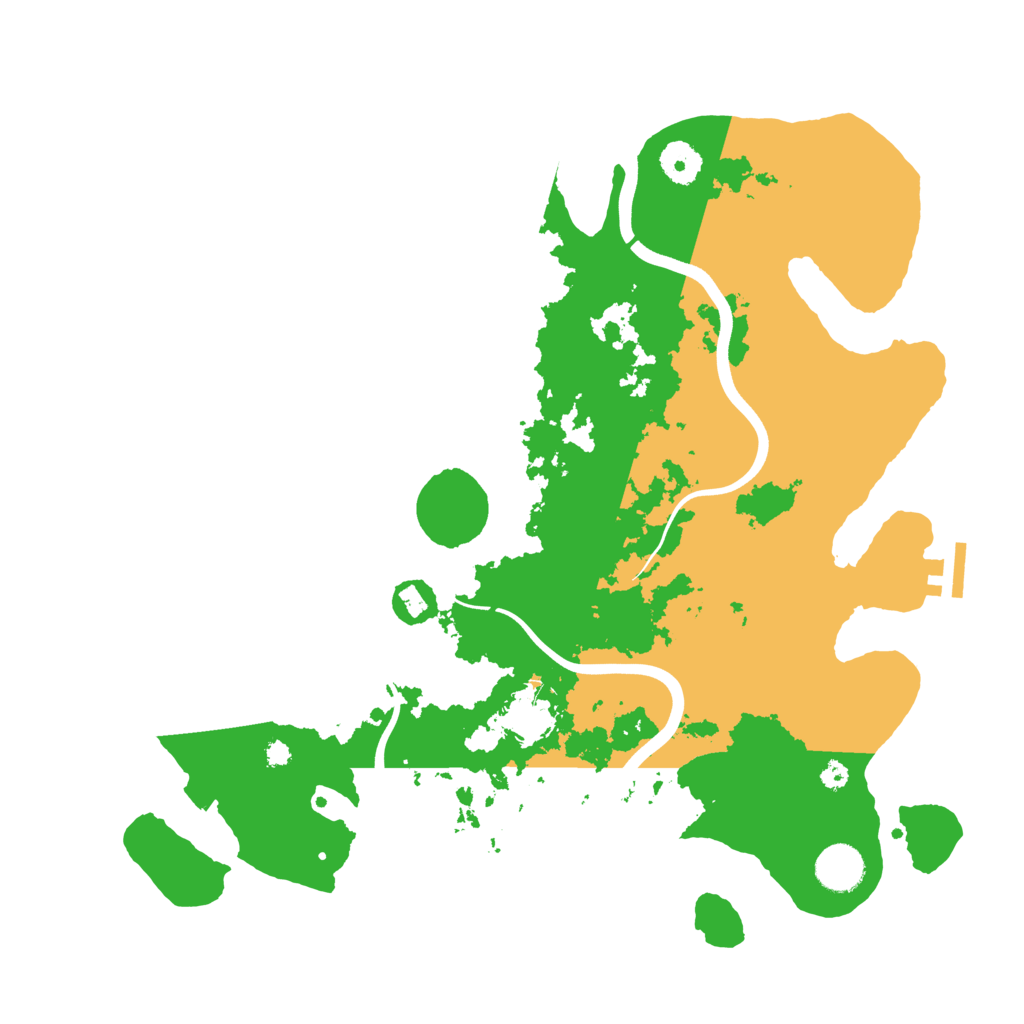 Biome Rust Map: Procedural Map, Size: 3750, Seed: 2111068554