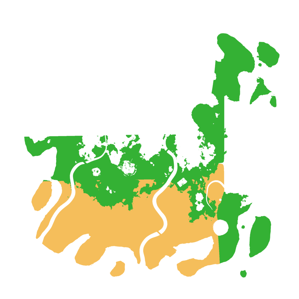 Biome Rust Map: Procedural Map, Size: 3550, Seed: 17762077