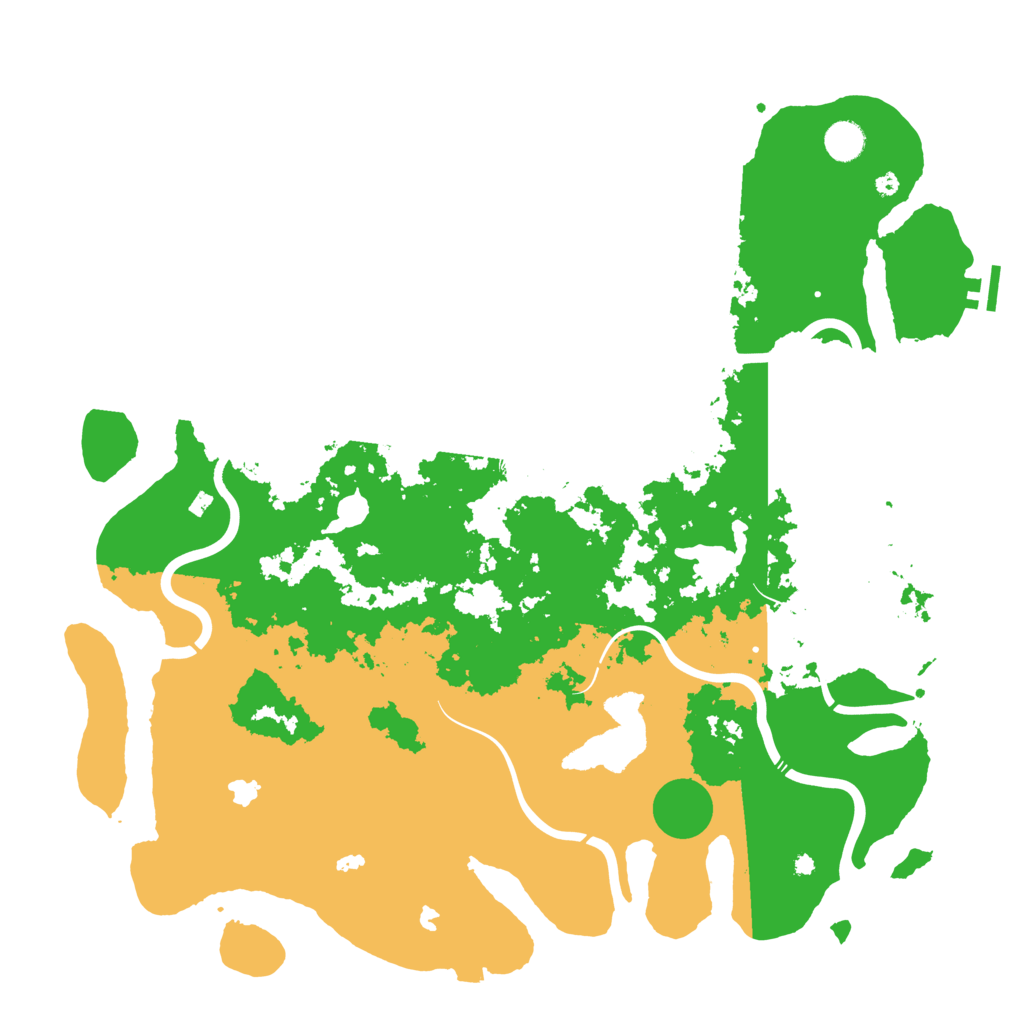Biome Rust Map: Procedural Map, Size: 4500, Seed: 1451057127