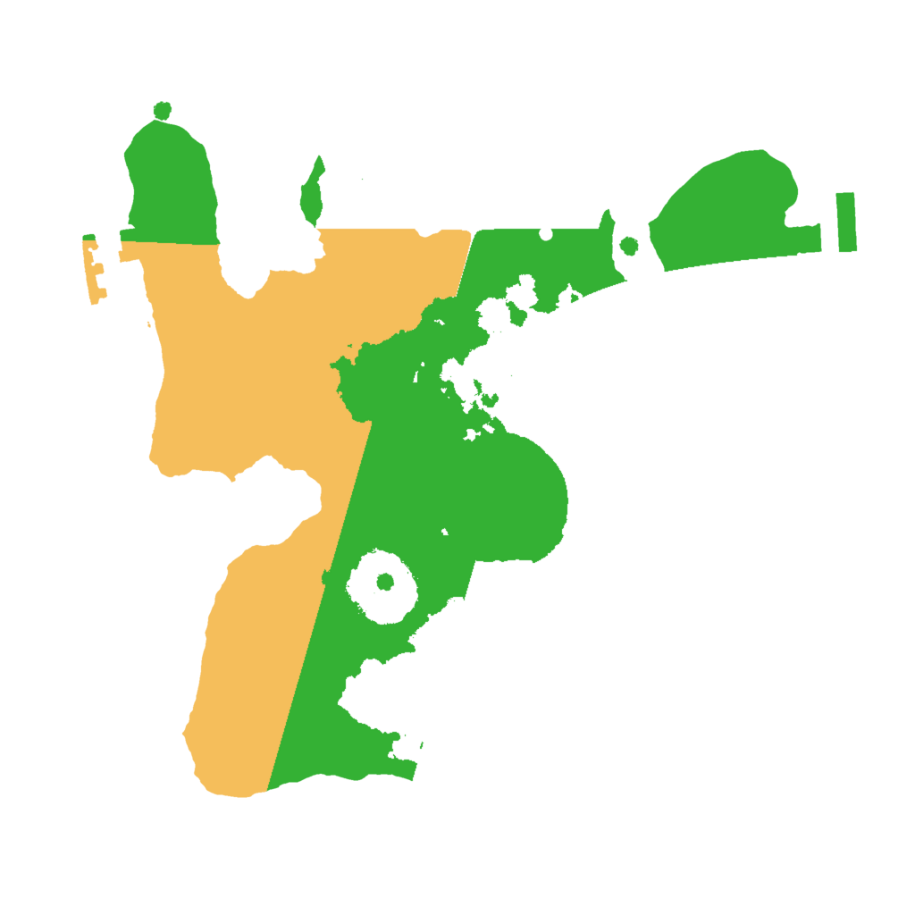 Biome Rust Map: Procedural Map, Size: 2000, Seed: 1649