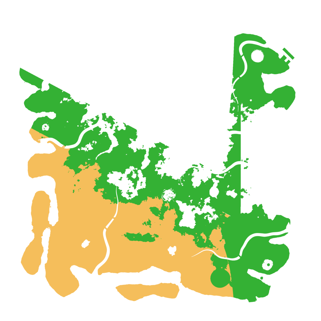 Biome Rust Map: Procedural Map, Size: 4500, Seed: 684300054