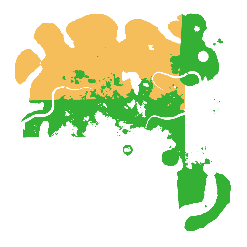 Biome Rust Map: Procedural Map, Size: 4000, Seed: 6543784