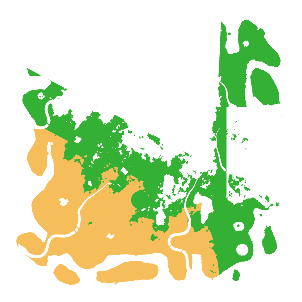 Biome Rust Map: Procedural Map, Size: 4500, Seed: 303889684