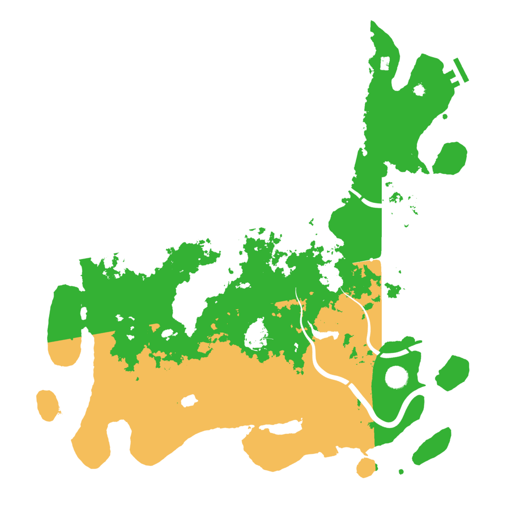 Biome Rust Map: Procedural Map, Size: 4000, Seed: 1398400289