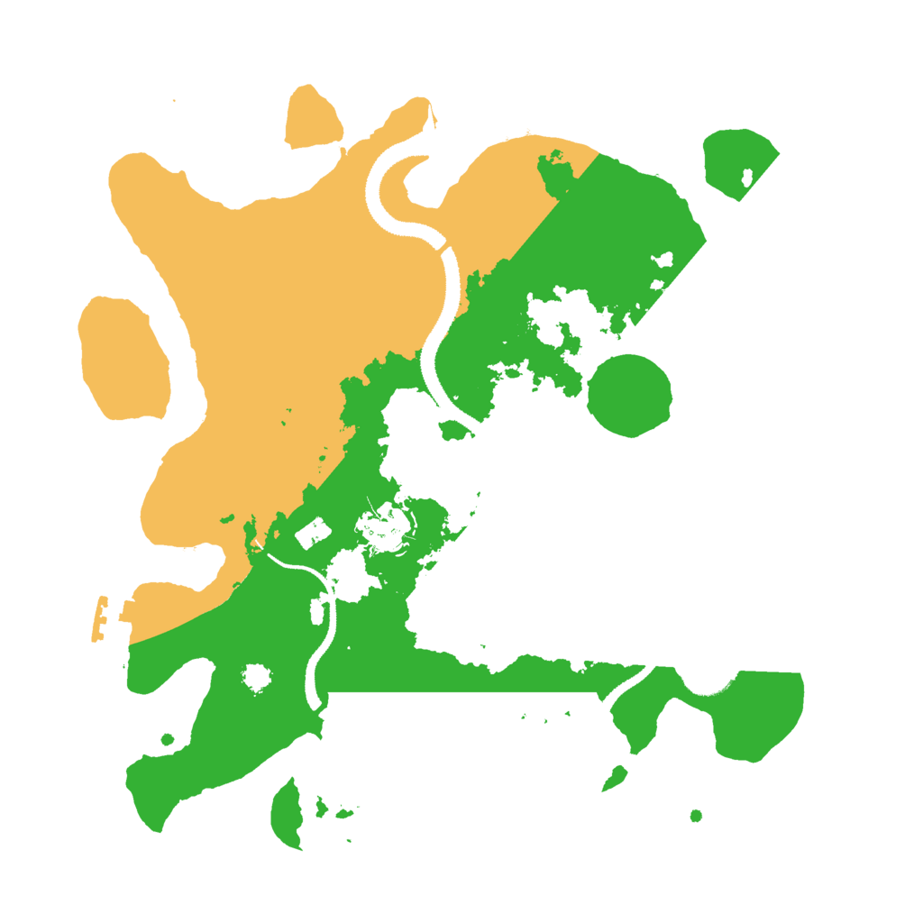 Biome Rust Map: Procedural Map, Size: 3000, Seed: 1306898169