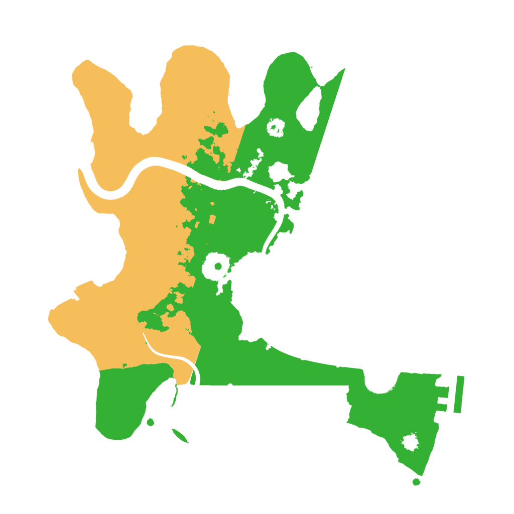 Biome Rust Map: Procedural Map, Size: 2800, Seed: 1829942488