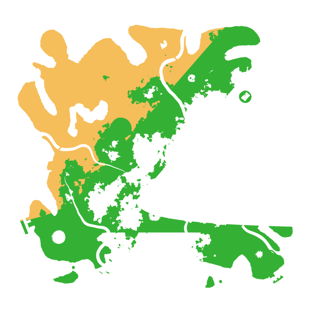 Biome Rust Map: Procedural Map, Size: 4096, Seed: 685640199