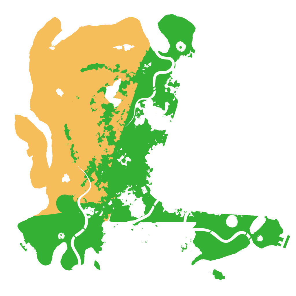 Biome Rust Map: Procedural Map, Size: 4500, Seed: 1829942488