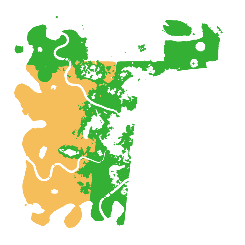 Biome Rust Map: Procedural Map, Size: 4500, Seed: 2099769101