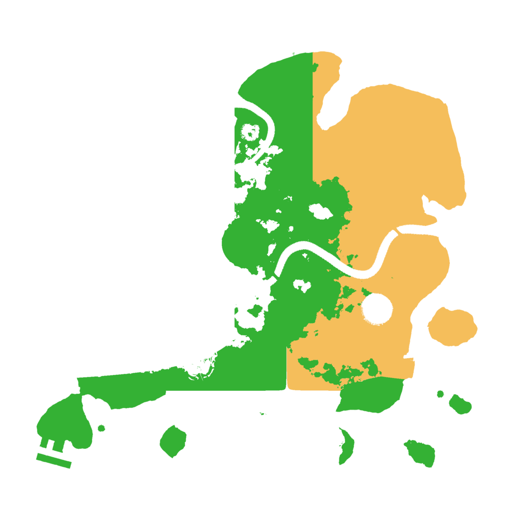 Biome Rust Map: Procedural Map, Size: 3000, Seed: 10214