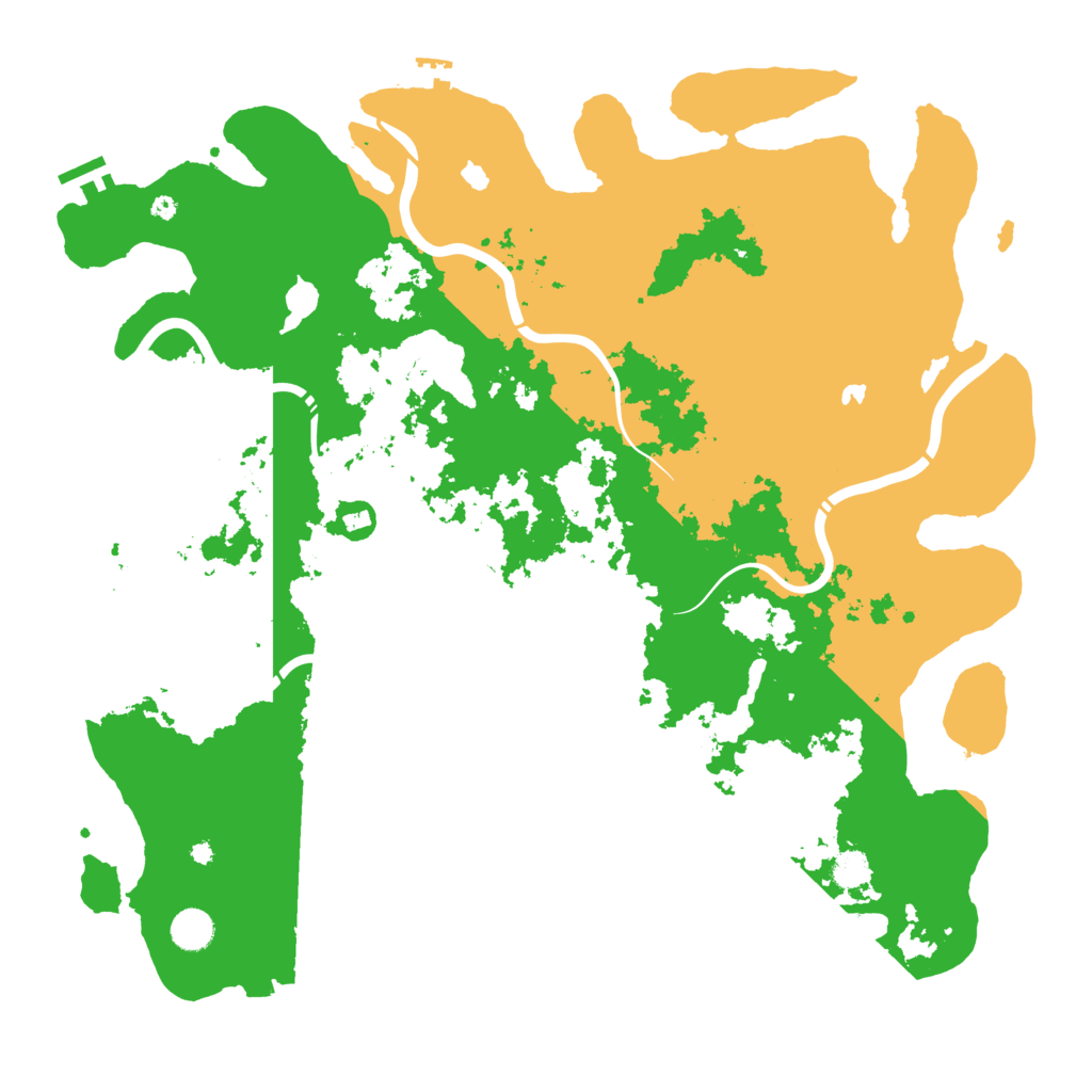 Biome Rust Map: Procedural Map, Size: 4500, Seed: 954578164