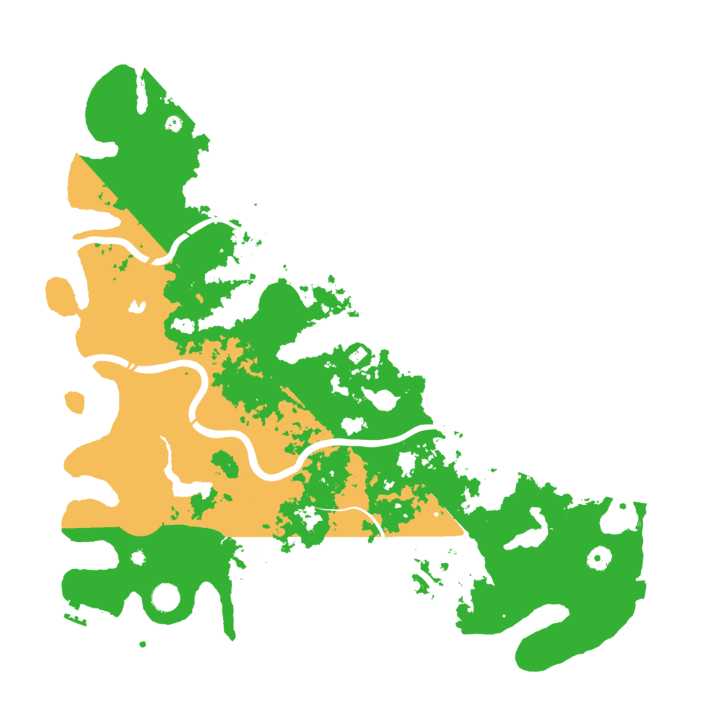 Biome Rust Map: Procedural Map, Size: 4500, Seed: 666697