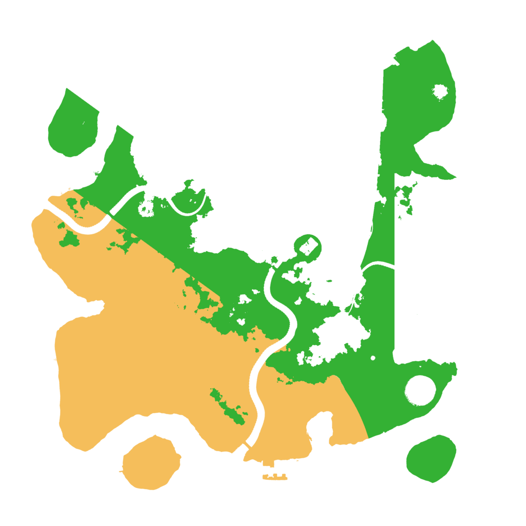 Biome Rust Map: Procedural Map, Size: 3250, Seed: 24324341