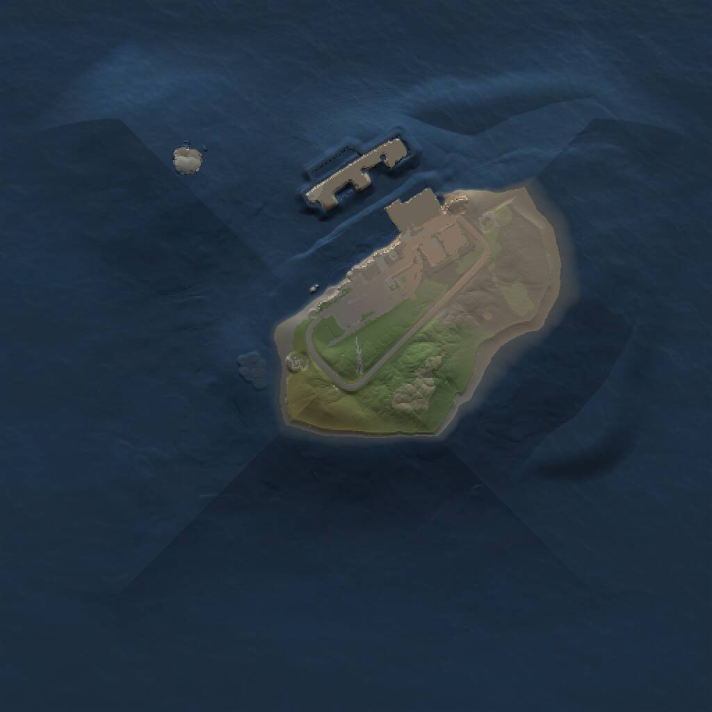 Rust Map: Procedural Map, Size: 1000, Seed: 396237036, 2 Monuments