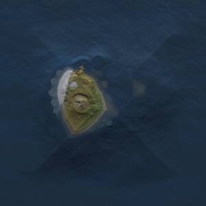Thumbnail Rust Map: Procedural Map, Size: 1000, Seed: 1995091510, 1 Monuments