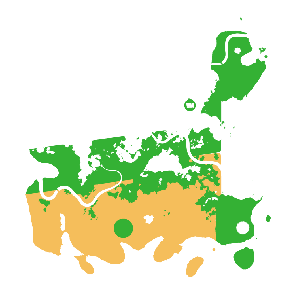 Biome Rust Map: Procedural Map, Size: 4050, Seed: 696969691