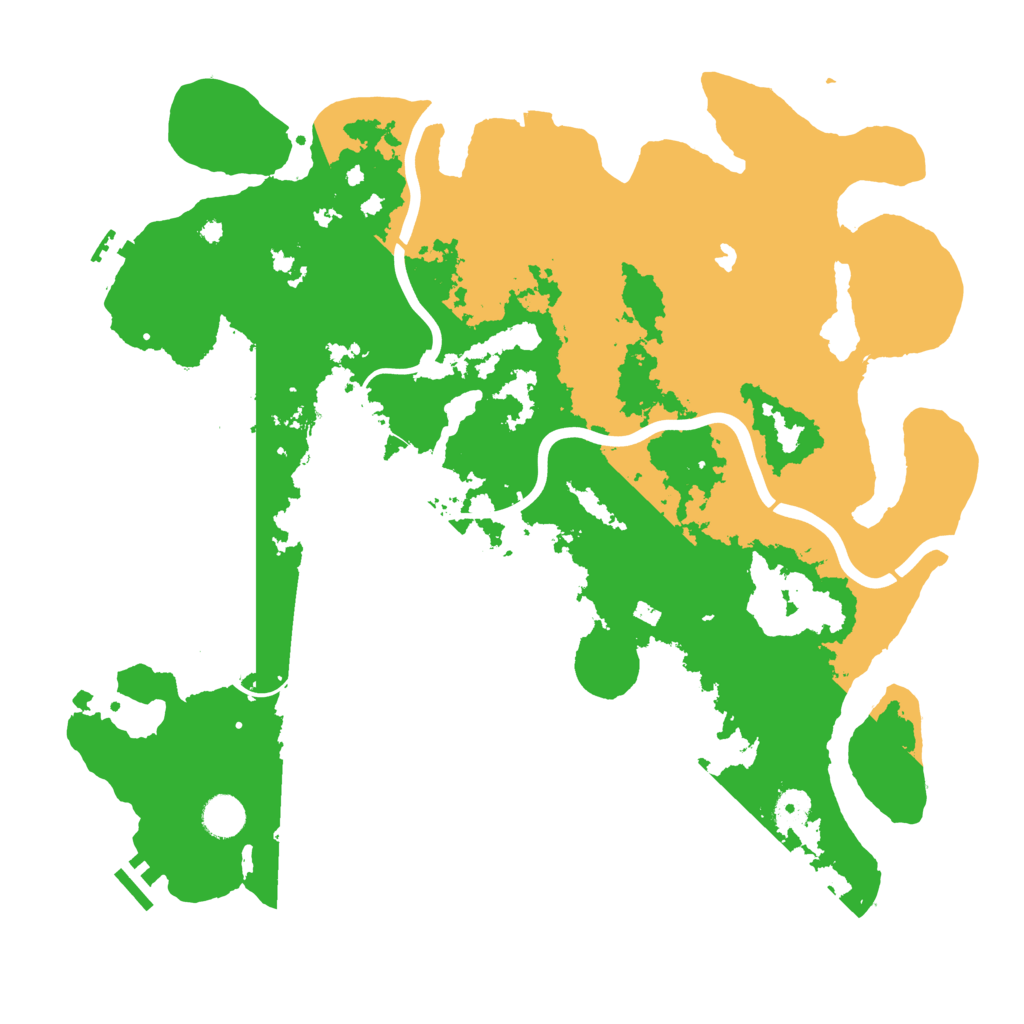 Biome Rust Map: Procedural Map, Size: 4200, Seed: 684565