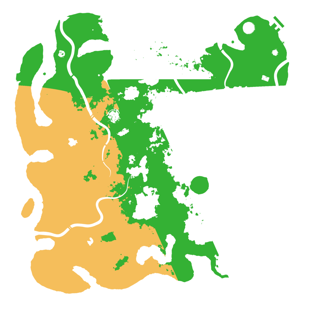 Biome Rust Map: Procedural Map, Size: 4654, Seed: 956649911