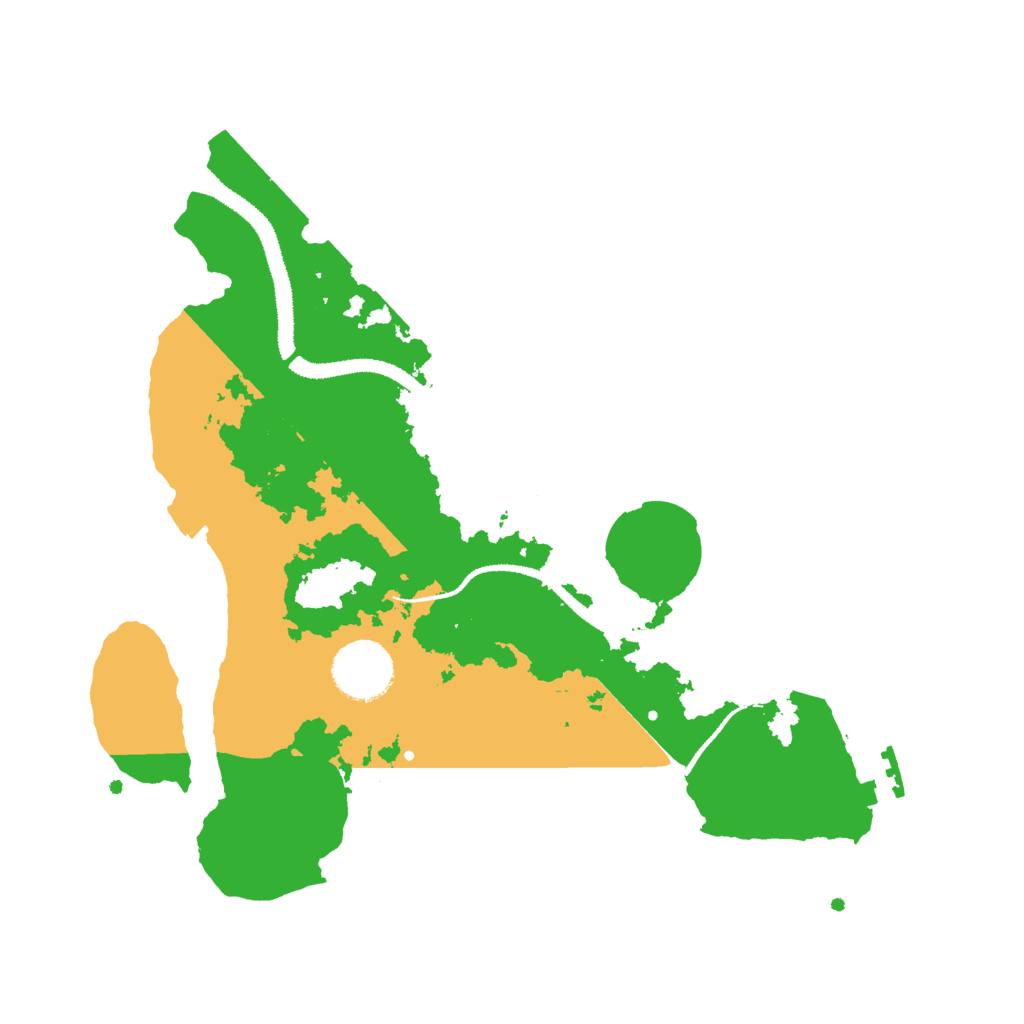 Biome Rust Map: Procedural Map, Size: 3000, Seed: 67418519
