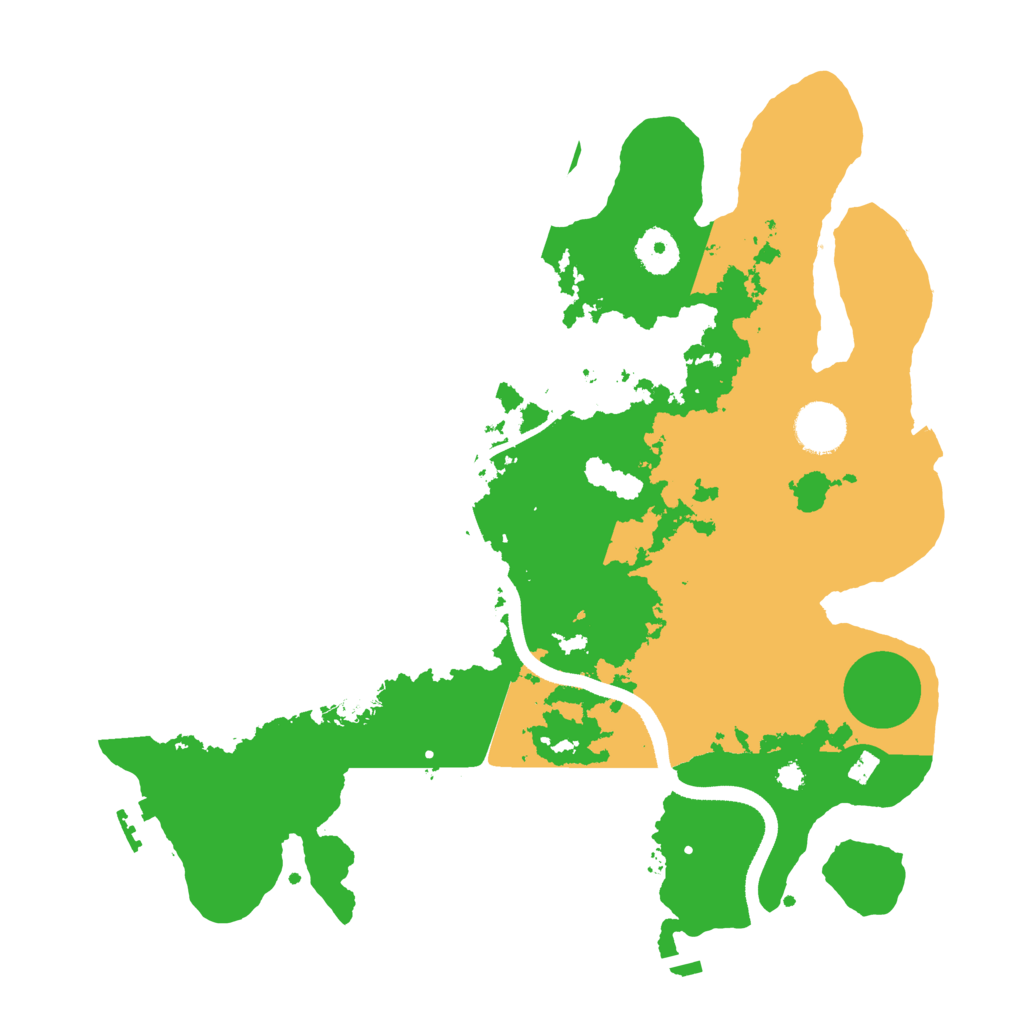 Biome Rust Map: Procedural Map, Size: 3500, Seed: 90113189