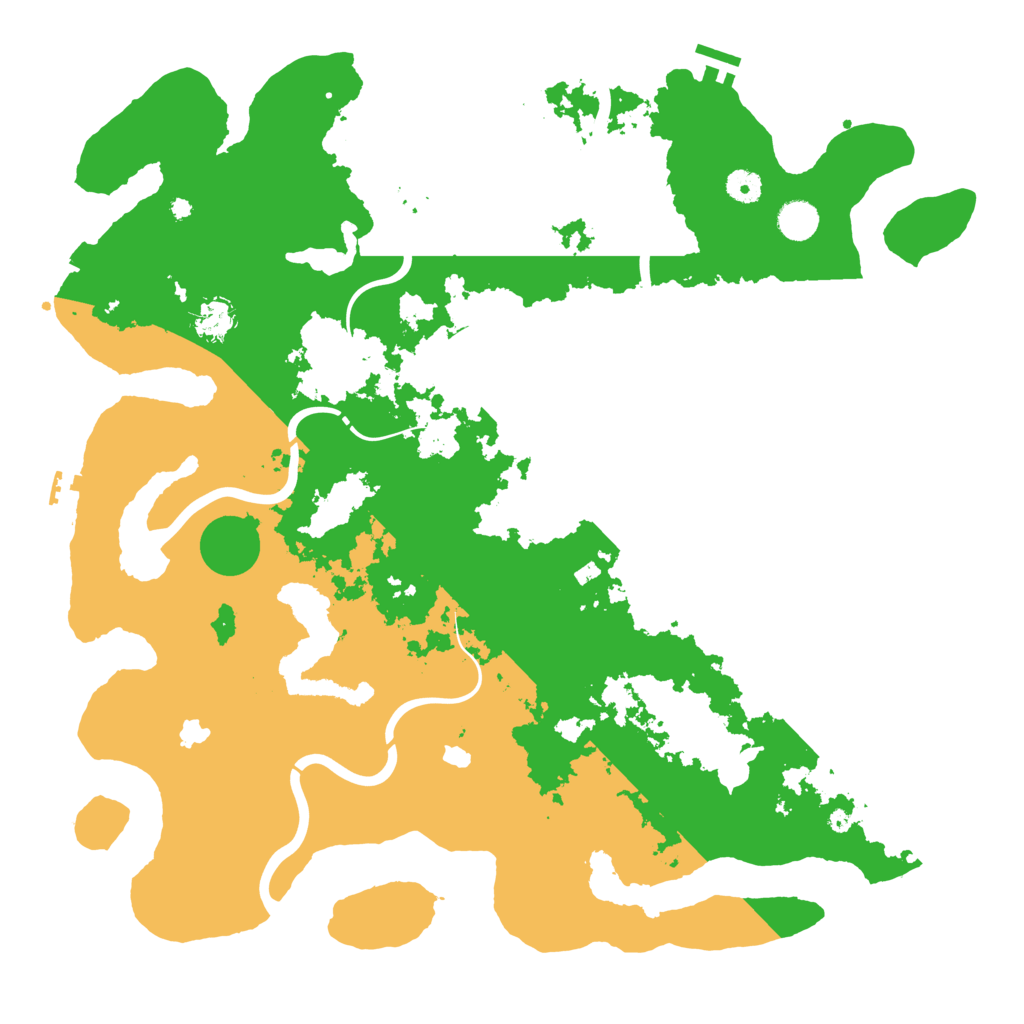 Biome Rust Map: Procedural Map, Size: 4500, Seed: 1041857162
