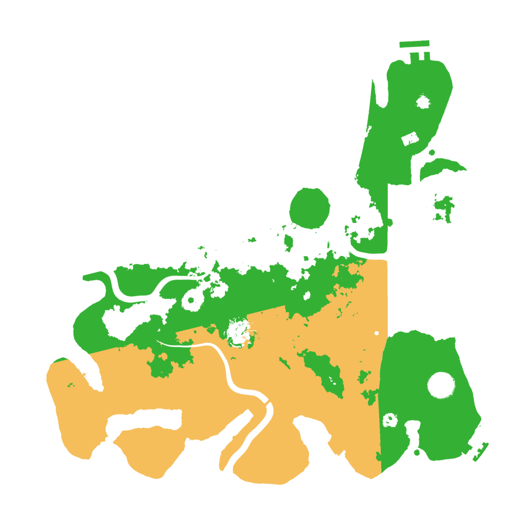 Biome Rust Map: Procedural Map, Size: 3500, Seed: 545431366