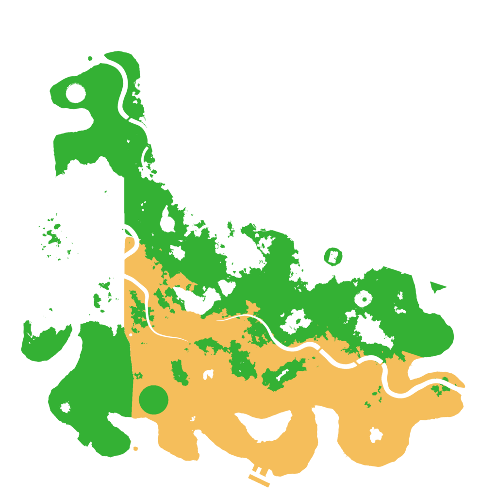 Biome Rust Map: Procedural Map, Size: 4500, Seed: 1564071975