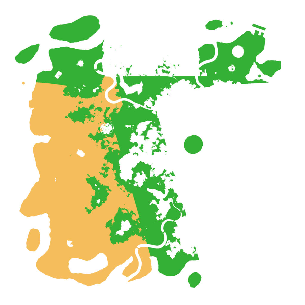Biome Rust Map: Procedural Map, Size: 4500, Seed: 464480359
