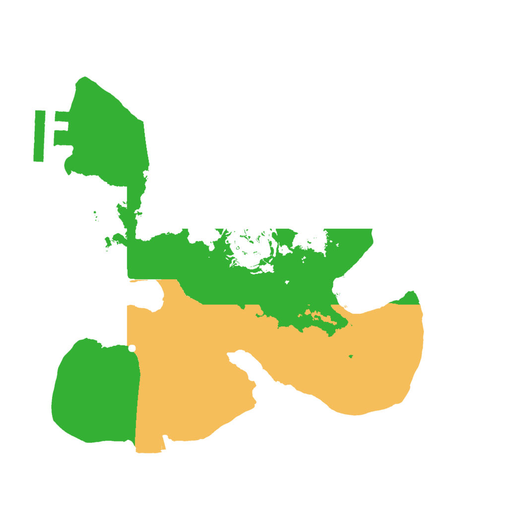 Biome Rust Map: Procedural Map, Size: 2000, Seed: 605673522