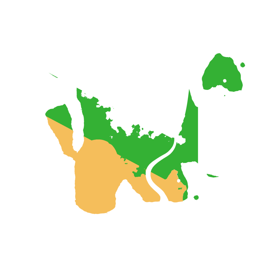 Biome Rust Map: Procedural Map, Size: 2250, Seed: 177013