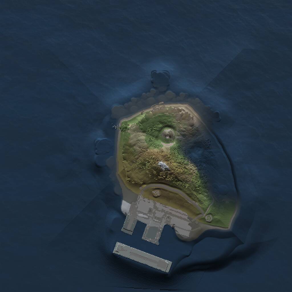 Rust Map: Procedural Map, Size: 1000, Seed: 693531221, 2 Monuments